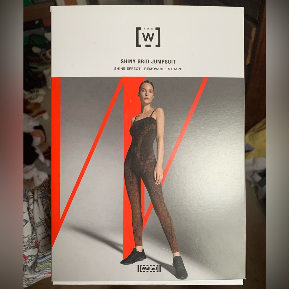 Wolford “Shiny Grid Jumpsuit”